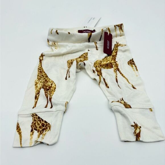 Milkbarn | Giraffe Print Baby Leggings - Picture 3 of 4